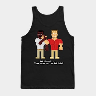 Dillon ! You son of a bitch ! - Predator Pixel Art Tank Top